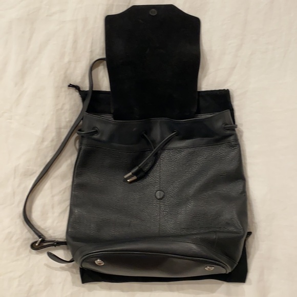Rag and Bone black Leather Backpack (Pilot)
